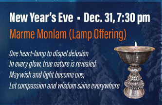 Lamp Offering for New Year's Eve