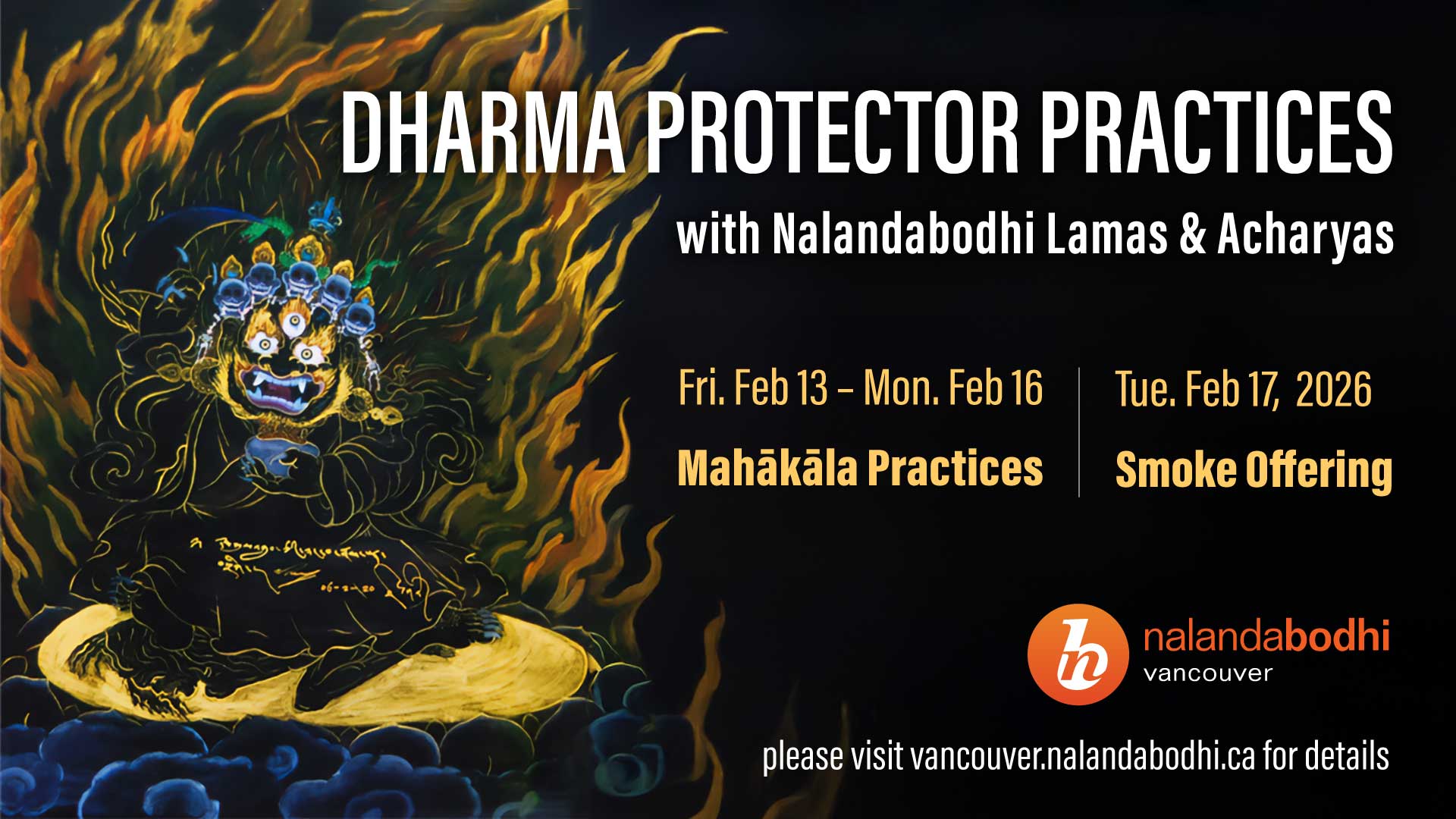 Mahakala Protector Practices & Smoke Offering (hybrid)