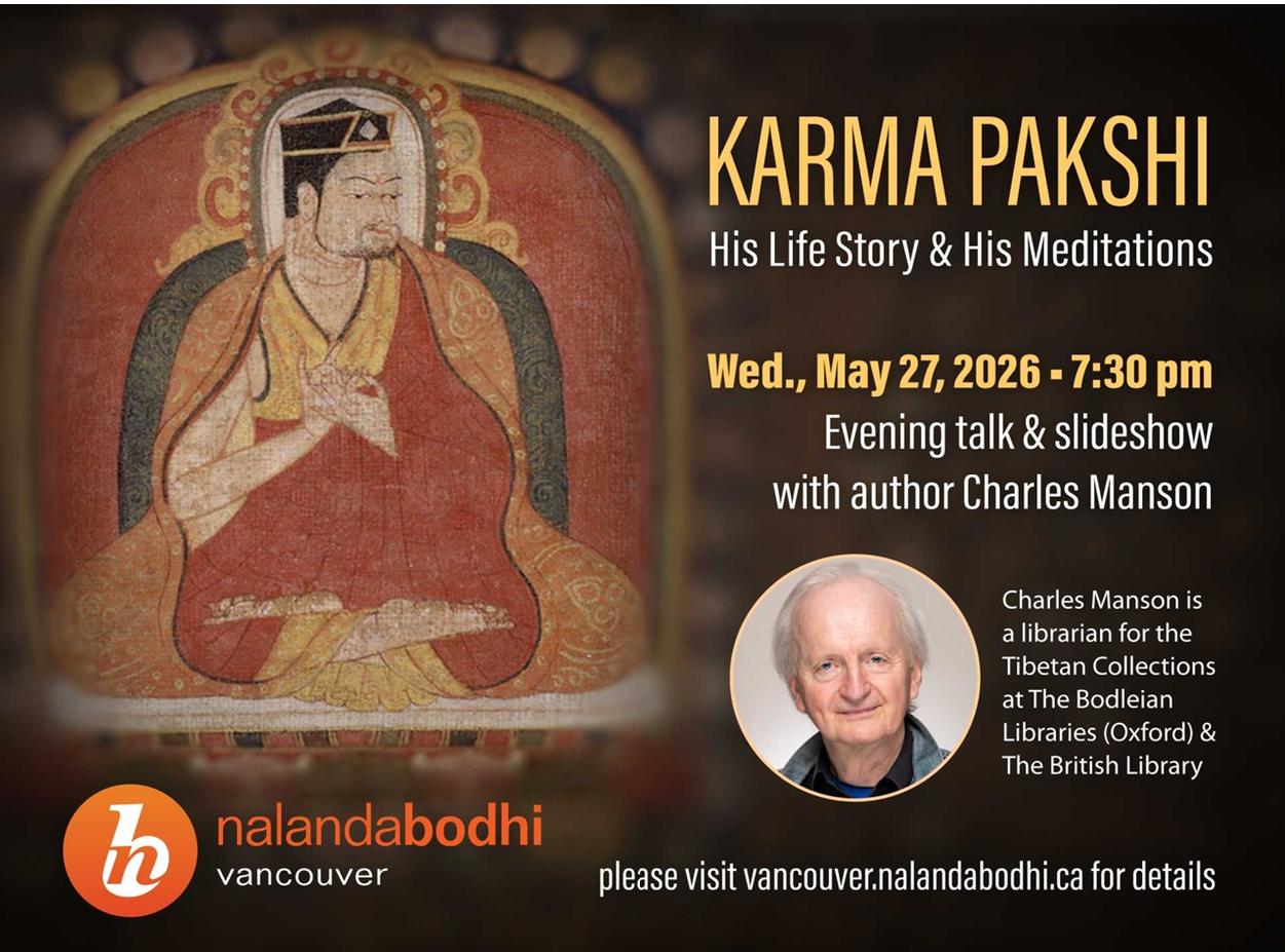 An evening with Charles Manson, author of "The Second Karmapa Karma Pakshi"